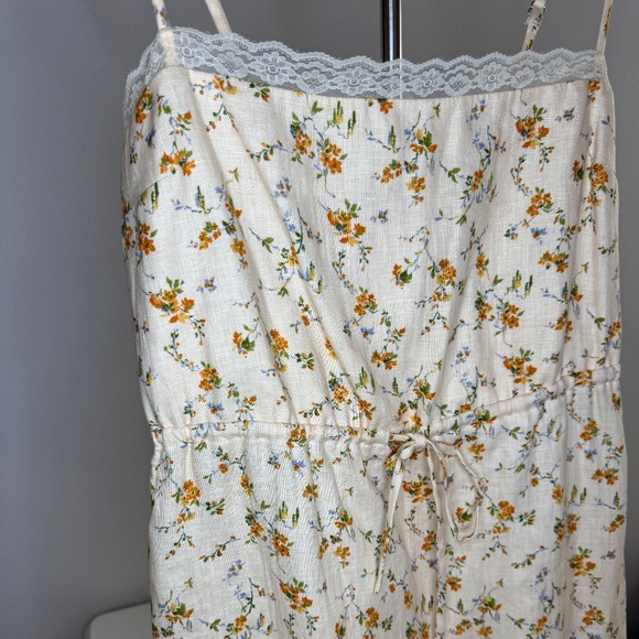 Reformation Neena Linen Dress Julius - Size 6 - Picture 8 of 15